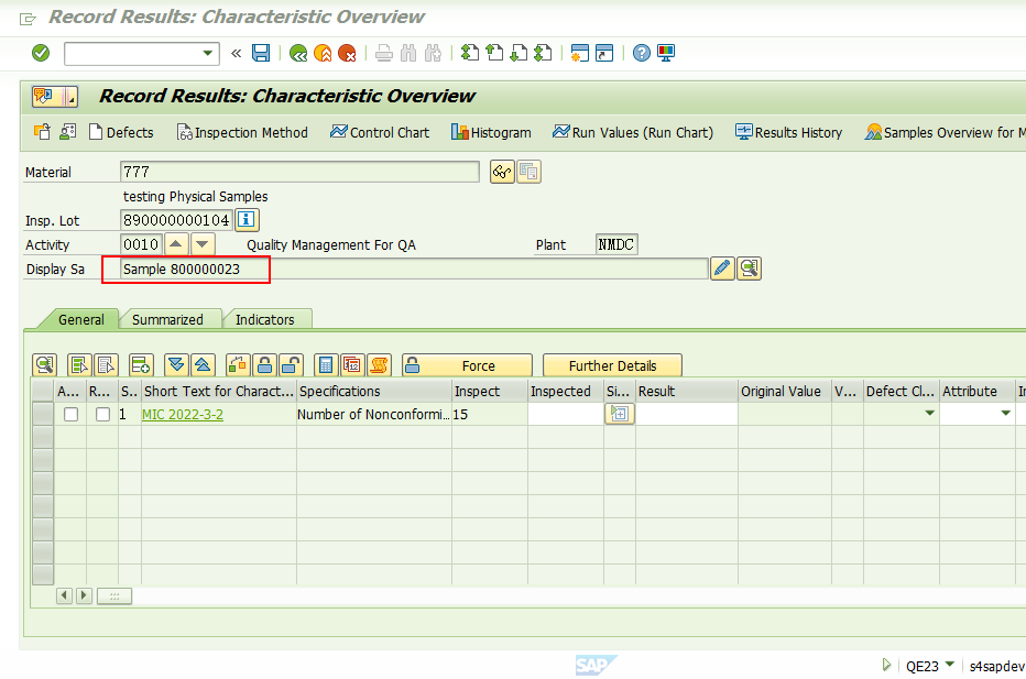 SAP QM 高阶之Physical Sample Management